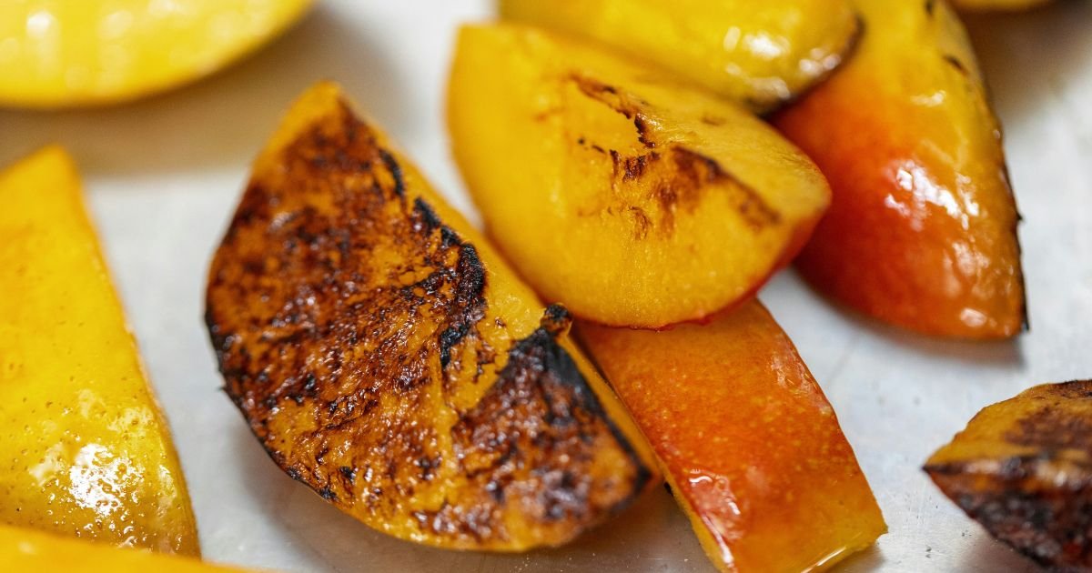 grilled peaches